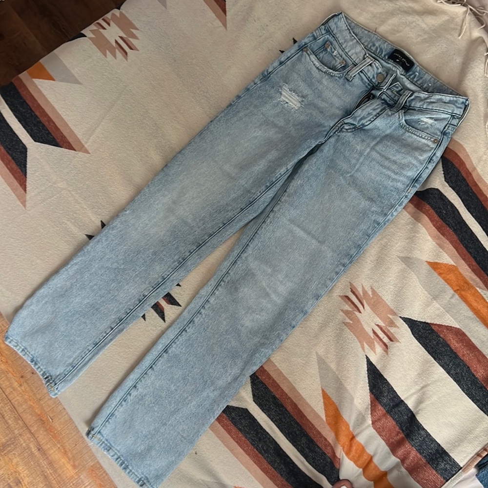 Lucky Brand High Rise Straight Jeans